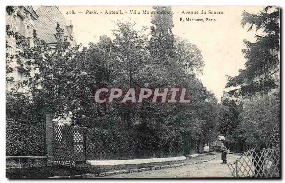 Paris - Auteuil - Villa Montmorency - Avenue du Square — P. Marmuse, Paris - Vorderseite