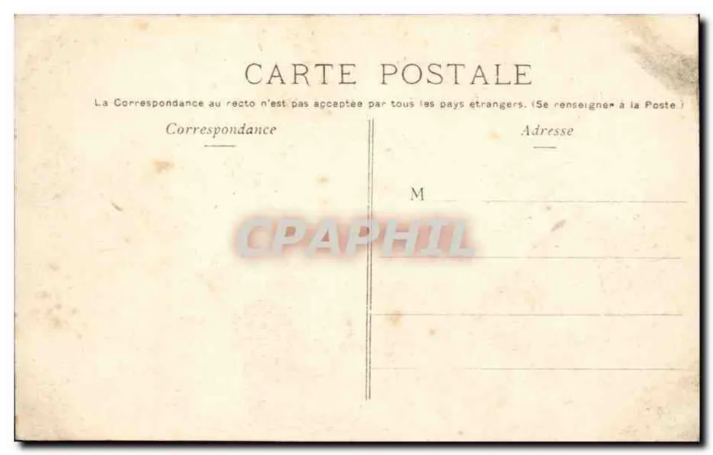 Paris - Auteuil - Villa Montmorency - Avenue du Square — P. Marmuse, Paris - Rückseite