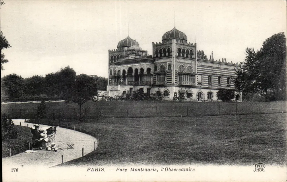Paris — Parque Montsouris, a Observatória — ND Fot. - Frente