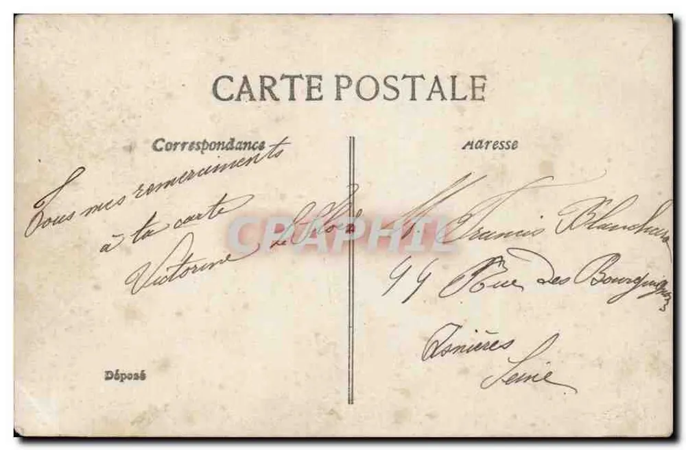 Junge Frau in Blumendress — mit Blumenstrauß — Foto Helde n°4350 — 5c grüner Stempel - Rückseite