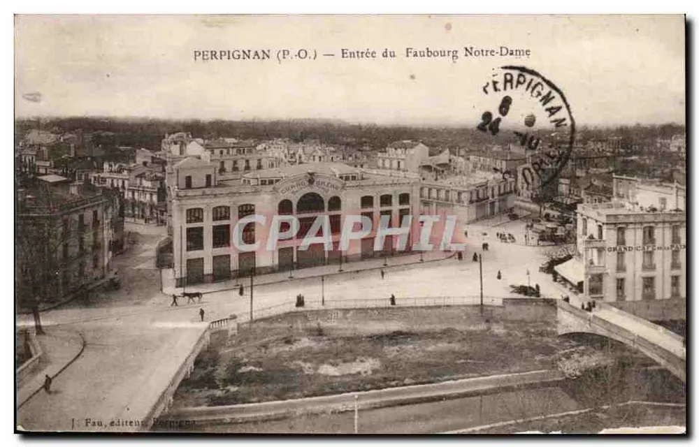 Perpignan (P.O.) — Invoer van de Faubourg Notre-Dame — Fau, uitgever Perpignan - Voorkant
