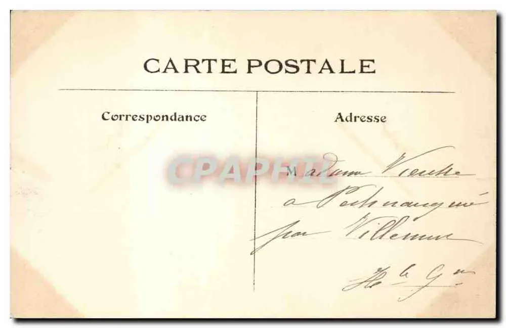 Jardin du Luxembourg — Der Senat — Paris. Seine Plätze und Gärten. — 16. — L. J. & Cie, Angoulême-Paris - Rückseite