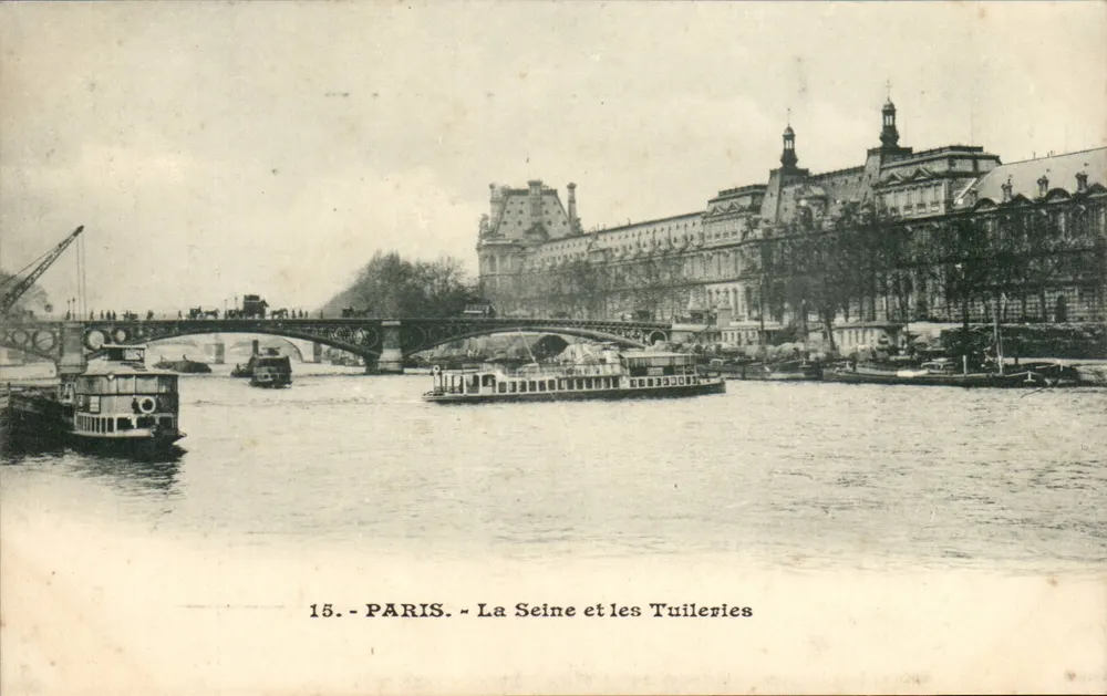 Parigi - La Senna e i Tuileries — 15. — Editore non visibile - Recto