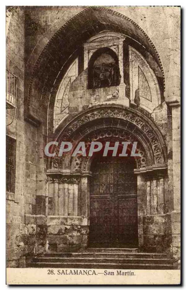 Portal der Kirche San Martín — Salamanca — Nr. 28 - Vorderseite