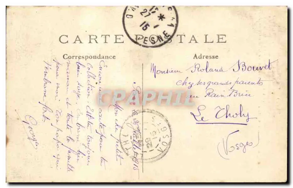 Paris (7) — A Torre Eiffel — editor desconhecido, n° 409 - Verso
