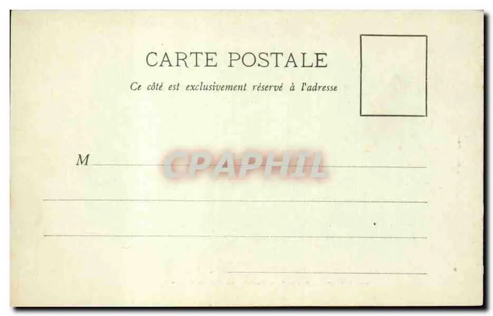 Entrada do Grand Palais — Exposição de 1900 — A. Taride, Paris - Verso