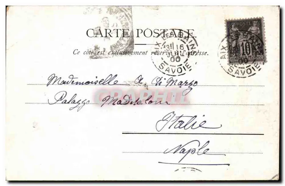Paris. A Place de la Concorde — editor não visível, número de série não visível - Verso