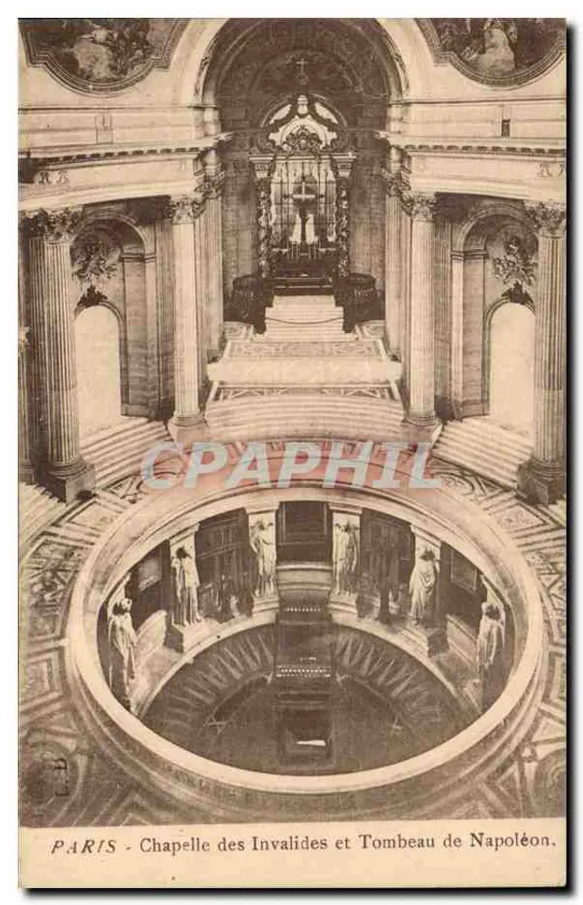 Paris - Kapelle der Invaliden und Grabmal Napoleons — Verlag nicht sichtbar - Vorderseite