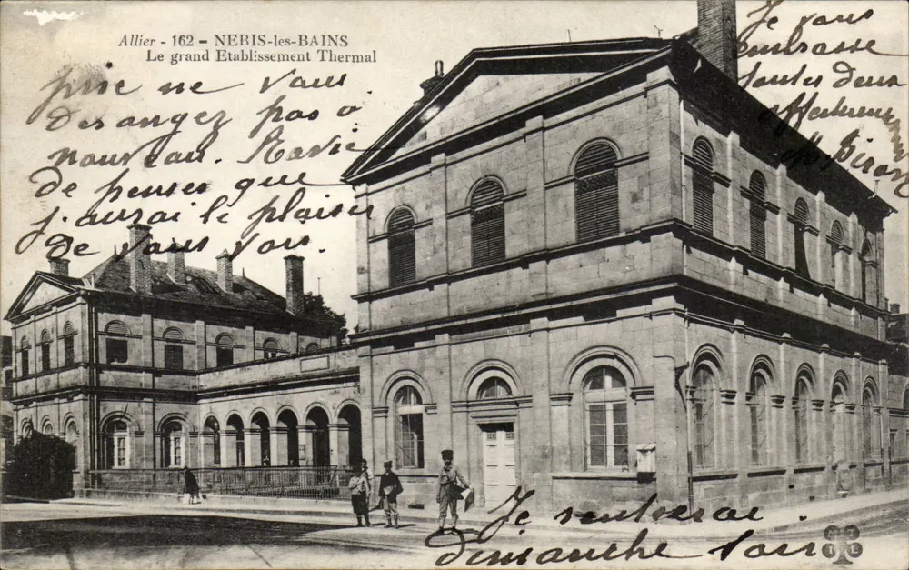 Neris-les-Bains — Das Große Thermalbad — Allier 162 - Vorderseite