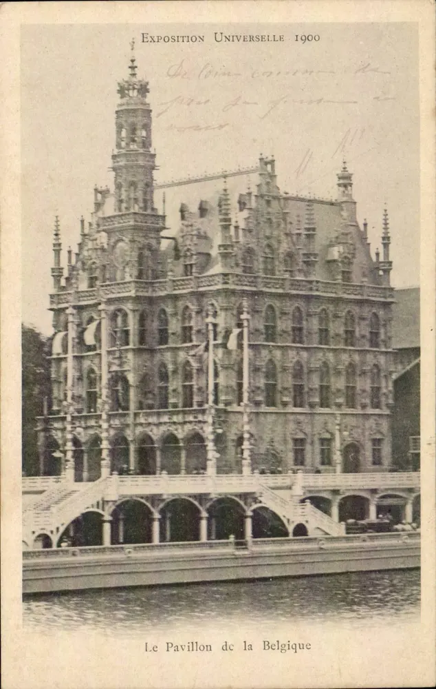 Der Pavillon Belgiens — Weltausstellung 1900 — Verlag unbekannt - Vorderseite