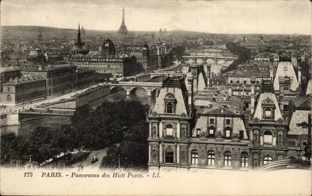 Paris - Panorama dos Oito Pontes - LL - Frente