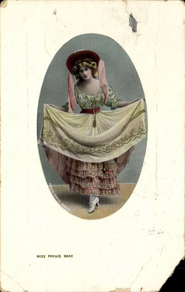 Miss Phyllis Oare — Tänzerin — Phivico Series 2030.A - Vorderseite