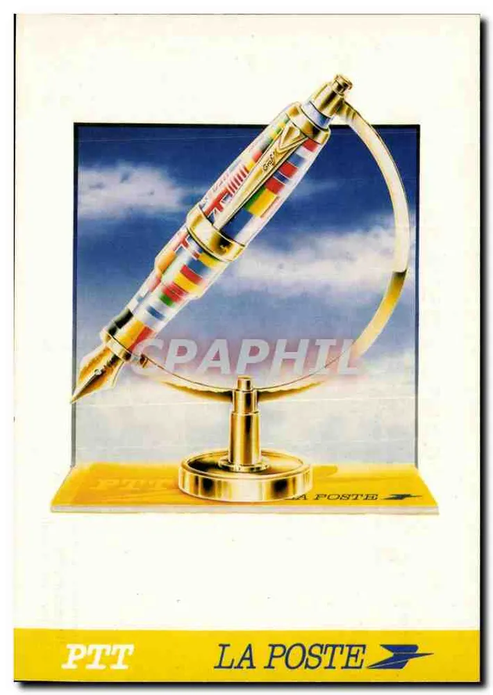 बहुरंगी डायप्लोमैटिक पेन — पीटीटी ला पोस्ट — विज्ञापन 1986 - आगे