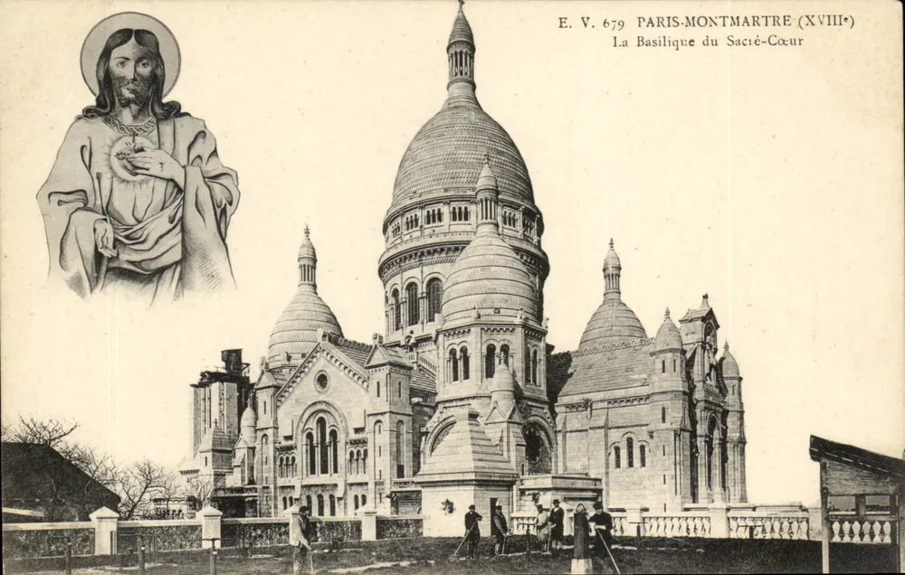 Paris-Montmartre — Die Basilika des Heiligen Herzens — E.V. 679 - Vorderseite