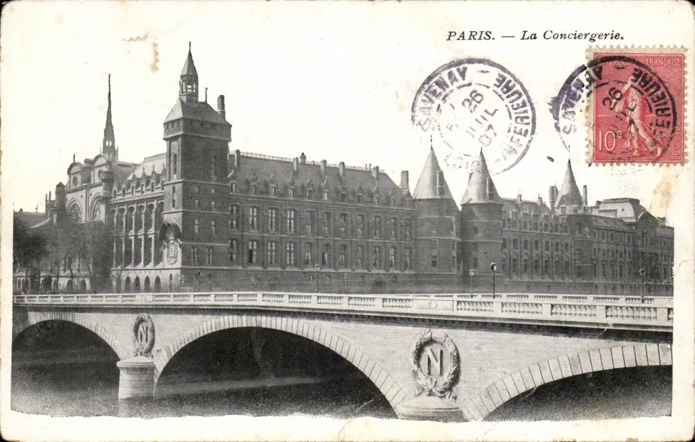 Paris — La Conciergerie — éditeur SAVENAY - Frente