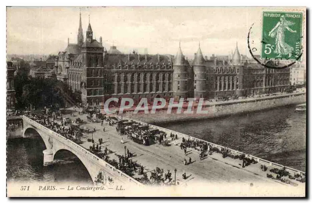 Paris — A Conciergerie — LL. — CPAPHIL - Frente