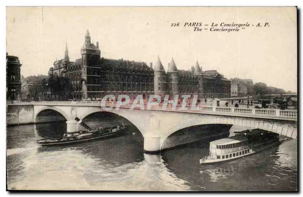 Paris — A Conciergerie — A.P. 226 - Frente