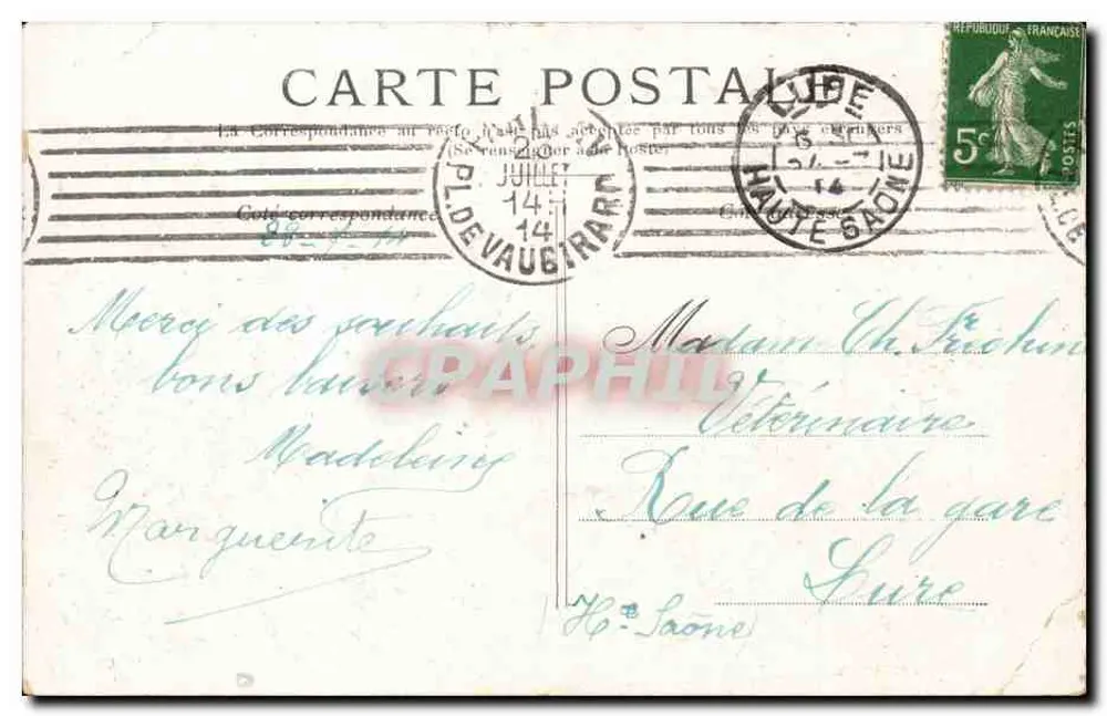 Paris — O Ponte do Cambio — editor não identificado - Verso