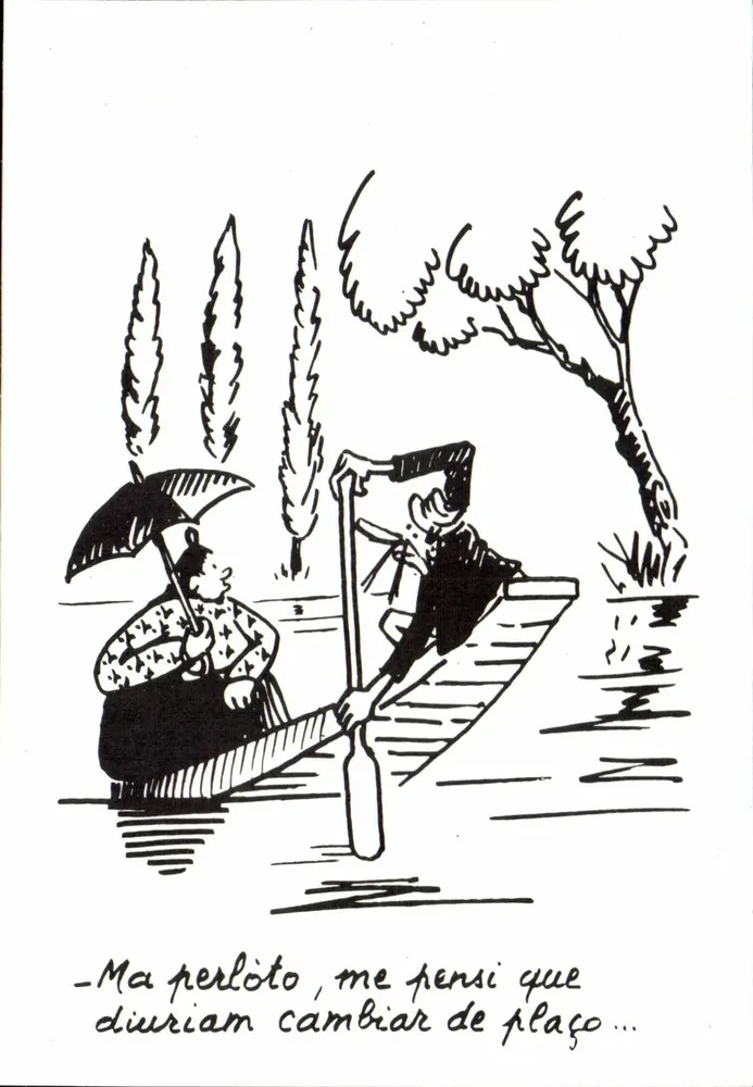 Nautismo — Catinou e Jacouti — Charles Mouly, serie 'In vacanza', n°8 - Recto