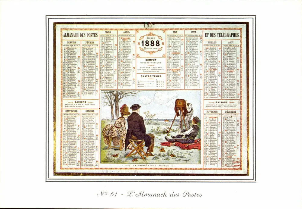 पोस्ट के अलमानाक — 1888 — प्रकाशक CERS, संख्या 61 - आगे