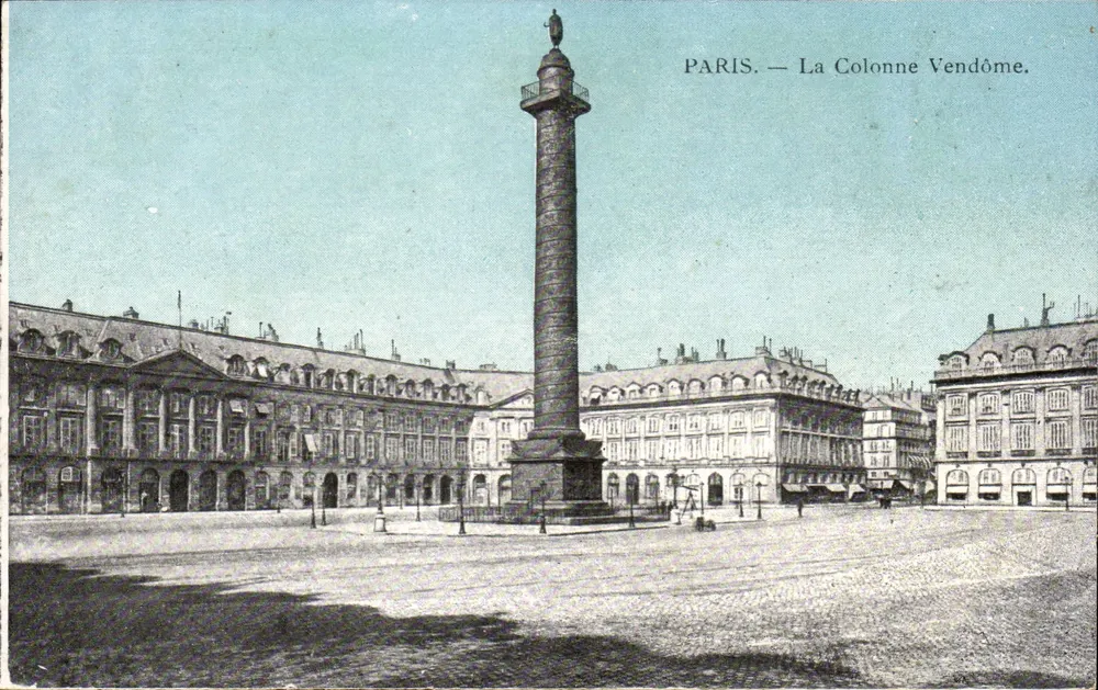 Paris — A Coluna Vendôme — editor não identificado - Frente
