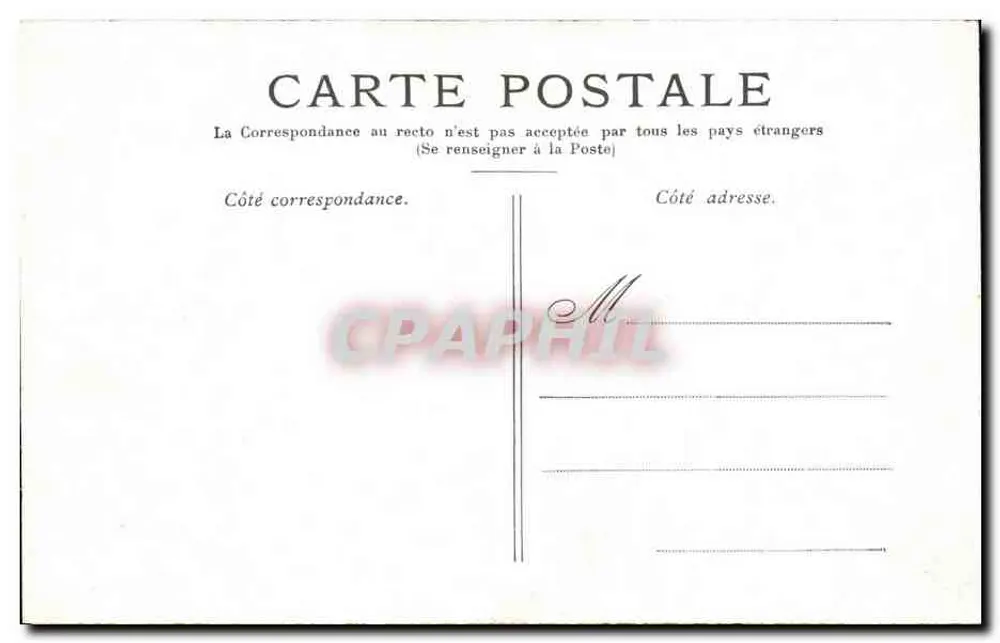 Paris — A Coluna Vendôme — editor não identificado - Verso