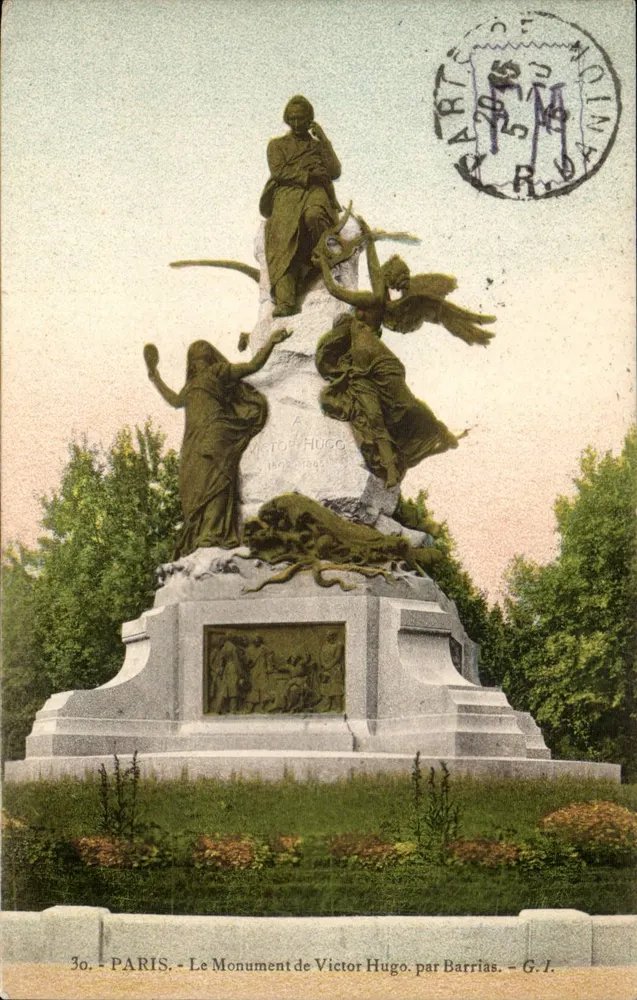 Paris - Das Victor-Hugo-Denkmal von Barrias - G.I. - Vorderseite