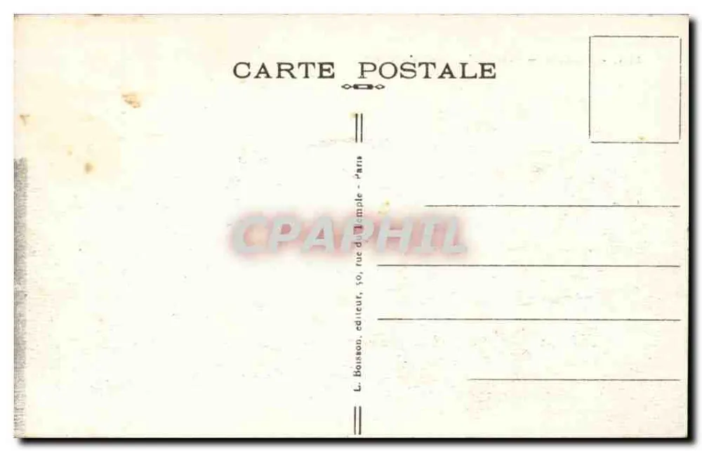 Paris — Estação de Orleãns-Orsay — J. H. — n°113 - Verso