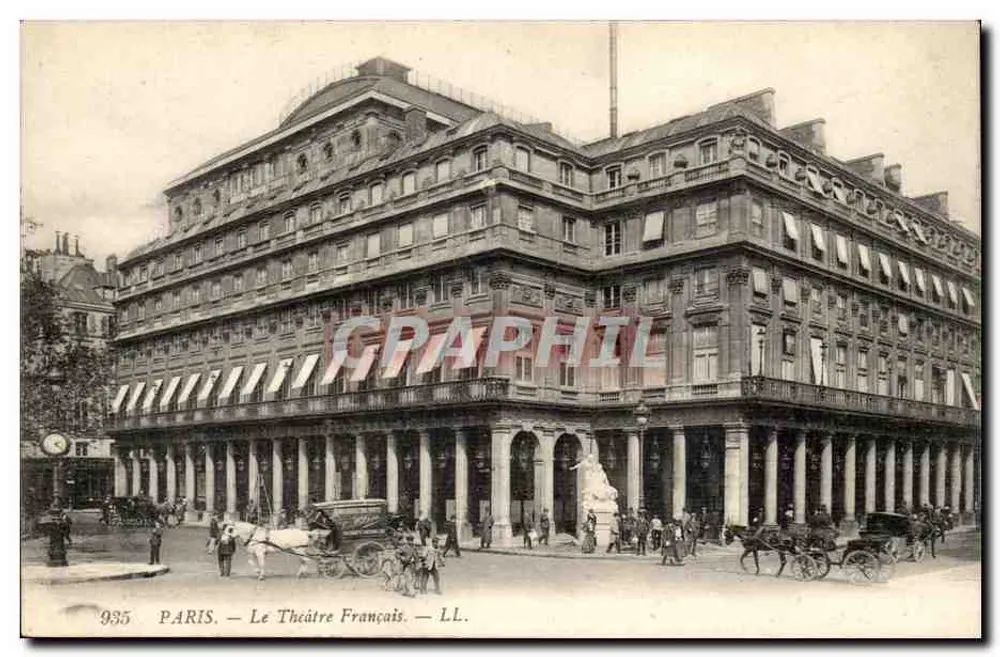 Paris — O Teatro Francês — LL. n° 935 - Frente