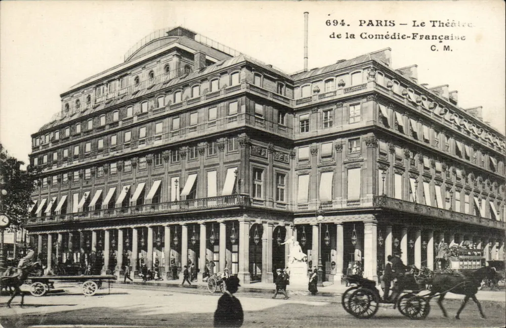 Paris — Ansicht des Théâtre de la Comédie-Française — C.M. n°694 - Vorderseite