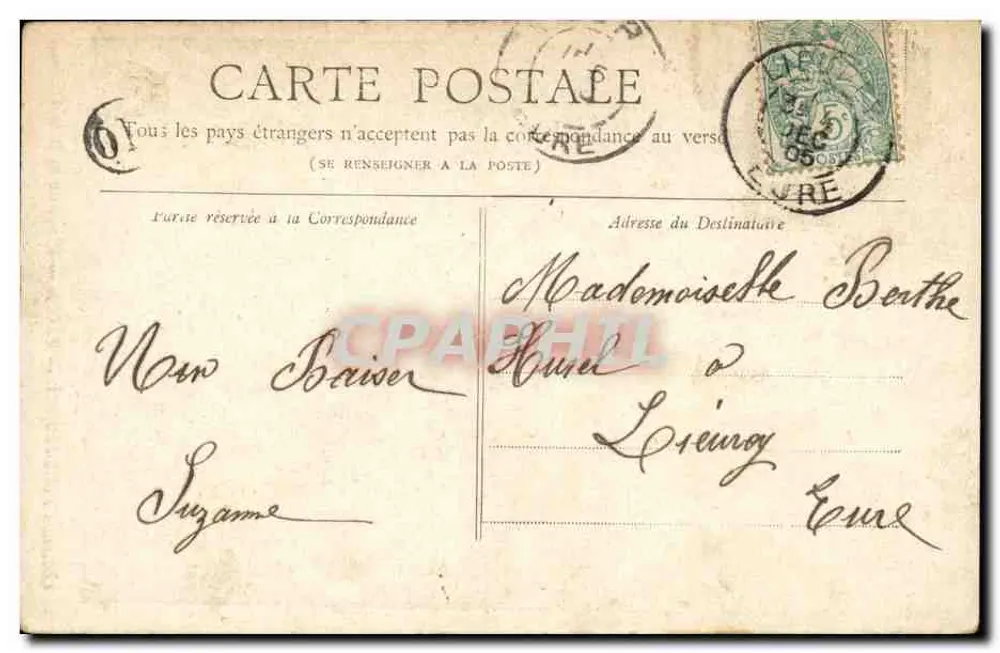Praça da República — Paris — Coleção Petit Journal - Verso