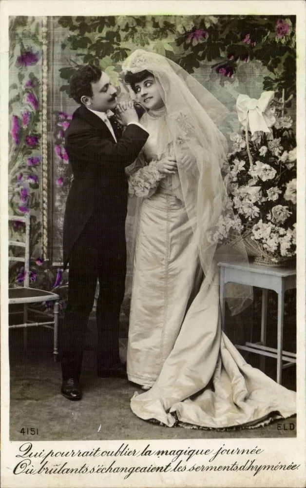 Neugeborene — HochzeitsSzene — E.L.D. Nr. 4151 - Vorderseite