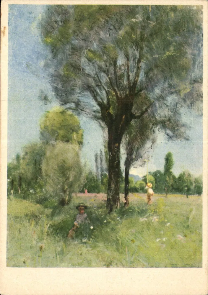 Blühende Wiese — Pierre Pignolat (1838-1913), Museum für Kunst und Geschichte, Genf - Vorderseite