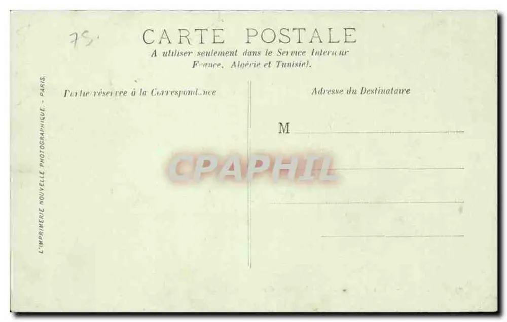 Paris — Vista geral do Ponte Alexandre III — LL. - Verso
