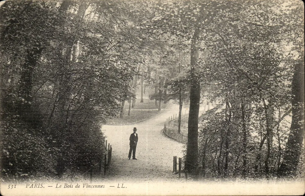 Paris — O Bois de Vincennes — LL. n° 531 - Frente