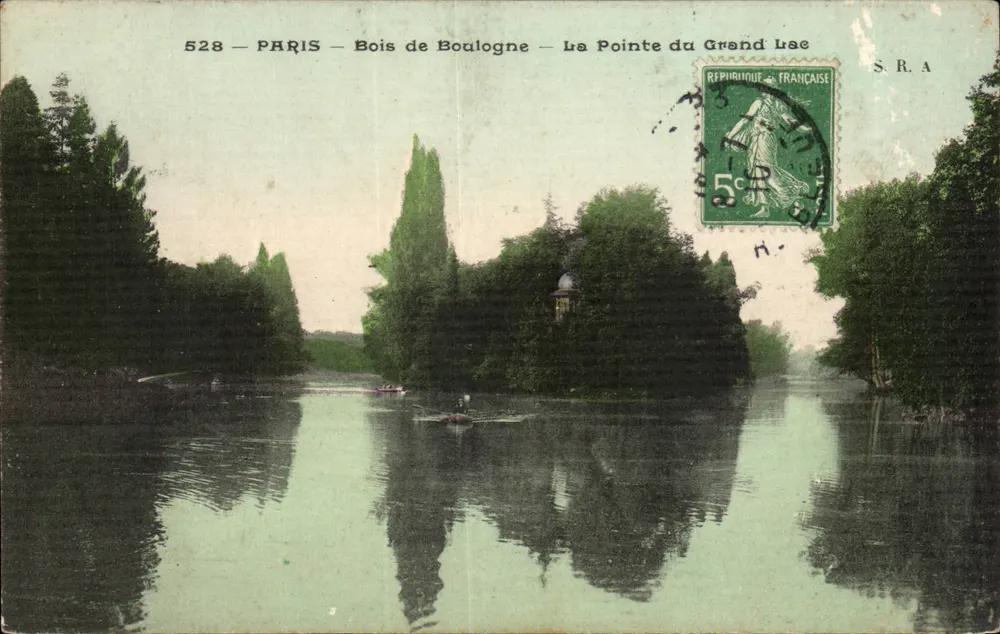 Paris - Bois de Boulogne - La Pointe du Grand Lac — S.R.A. n°528 - Vorderseite