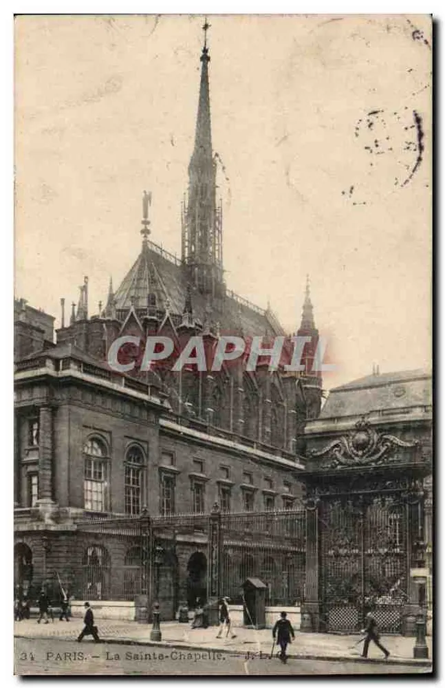 Paris — A Santa Capela — J.L.C. n°34 - Frente