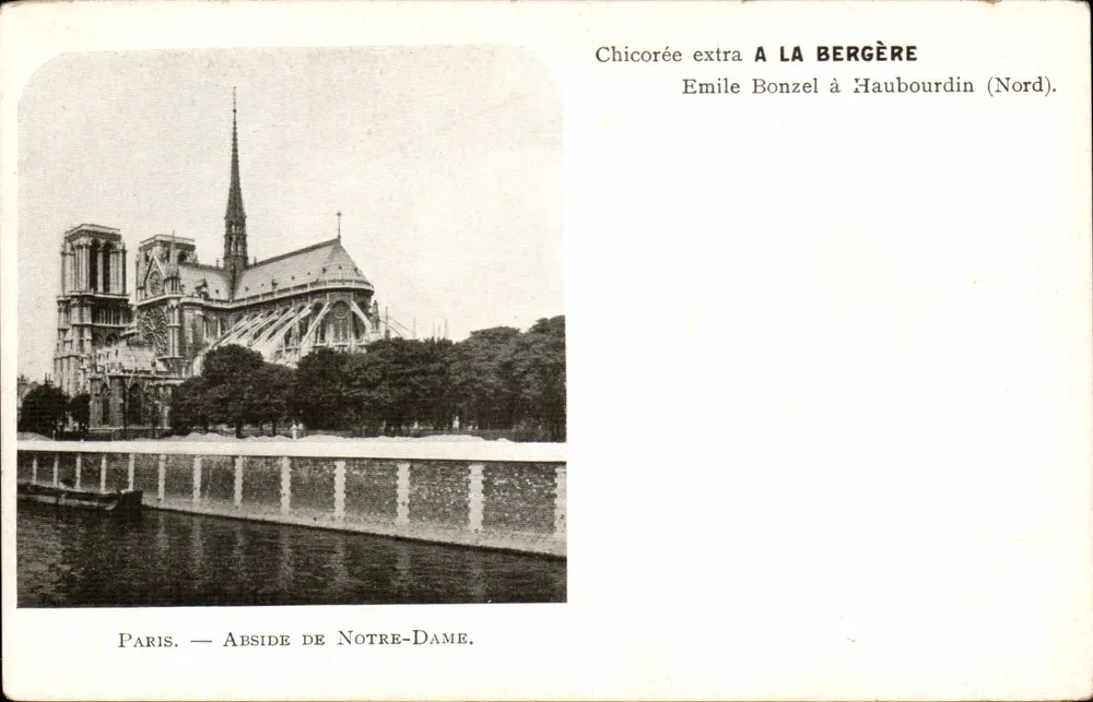 Paris — Nave der Notre-Dame — Verlag A LA BERGÈRE - Vorderseite