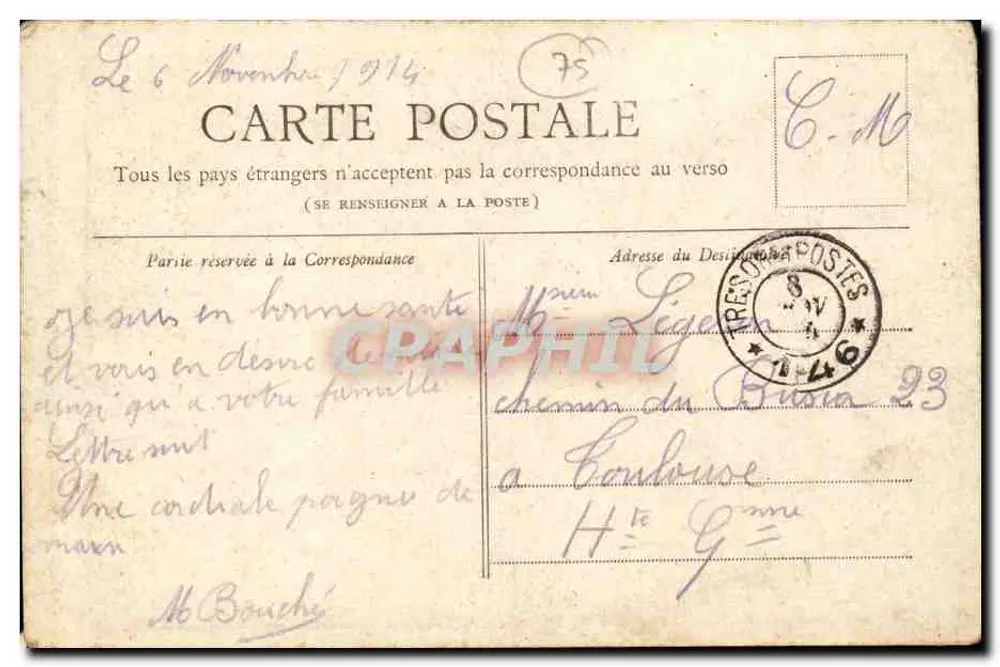 Belvedere delle Buttes-Chaumont — Parigi — Collezione Petit Journal - Verso