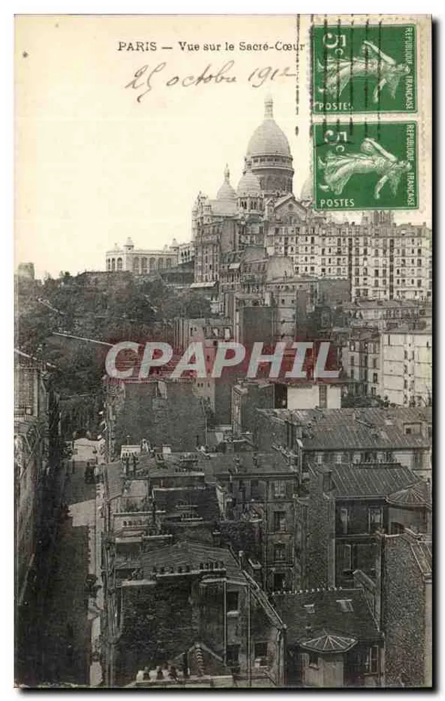 PARIS — Ansicht des Sacré-Cœur — unbekannter Verlag - Vorderseite