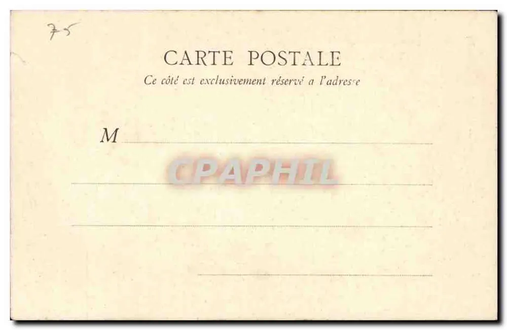 Paris — Igreja da Sorbonne — E. B. Paris, n° 92 - Verso