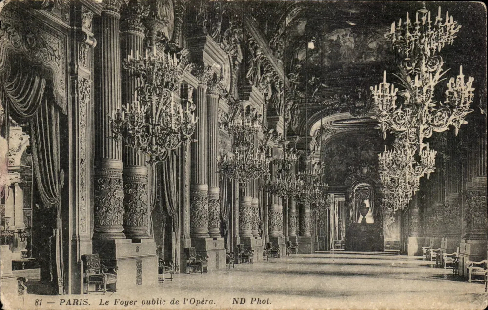 Parijs — Het openbare foyer van het Opera — ND Phol. n°81 - Voorkant
