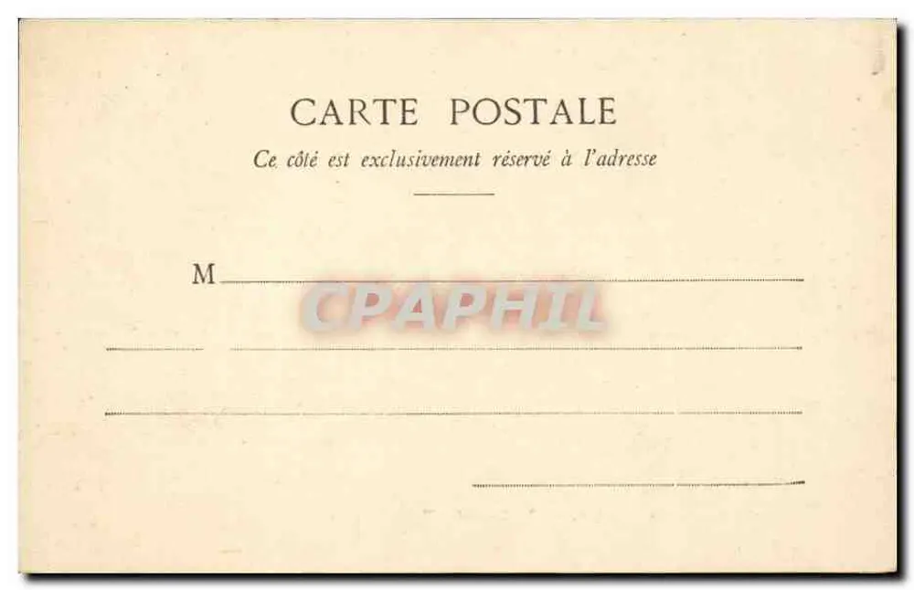 PARIS - A Vista do Petit Palais — editor não identificado, n° de série 36 - Verso
