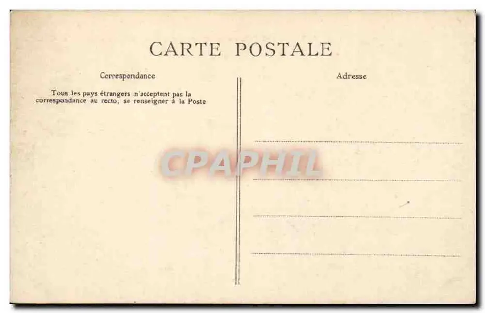 Paris — Les Palais des Beaux-Arts, vus du Pont Alexandre — C. L. C. n°110 - Verso