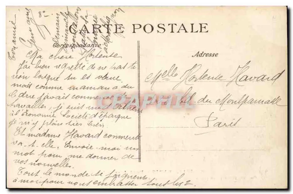 Paris - Pont Alexandre — primeira pedra colocada em 1896, concluído em 1900 — editor BPD, n° 4010 - Verso