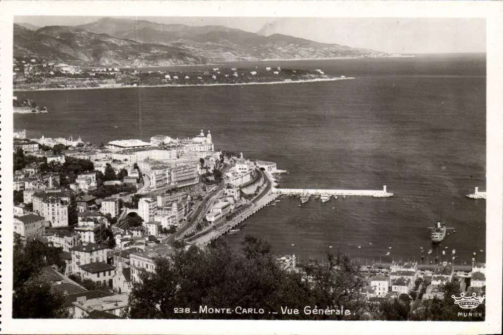 Monte-Carlo — Vista Geral — Munier, n° 238 - Frente