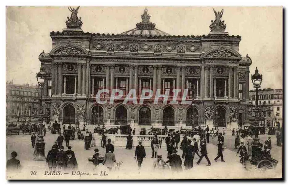 Paris — O Ópera — LL. — n°70 - Frente