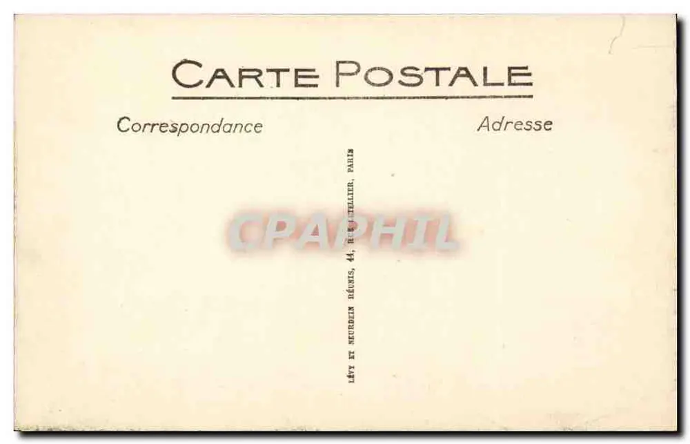 Paris — Blick auf den Tuilerien-Garten — LL, n°695 - Rückseite