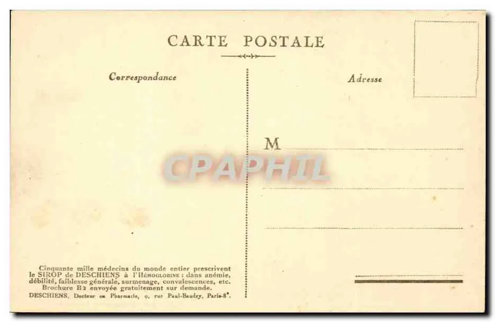 Arco do Triunfo — Paris — Ofertado por Hémoglobine Deschiens - Verso