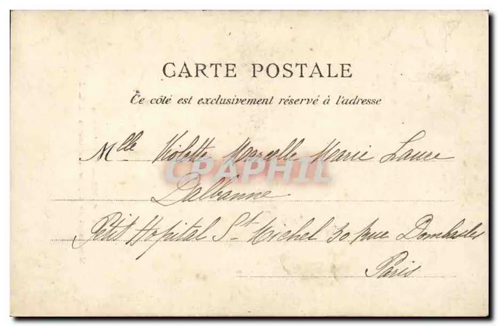Monumento de Guy de Maupassant — Parc Monceau — Paris — C.L.C. - Verso